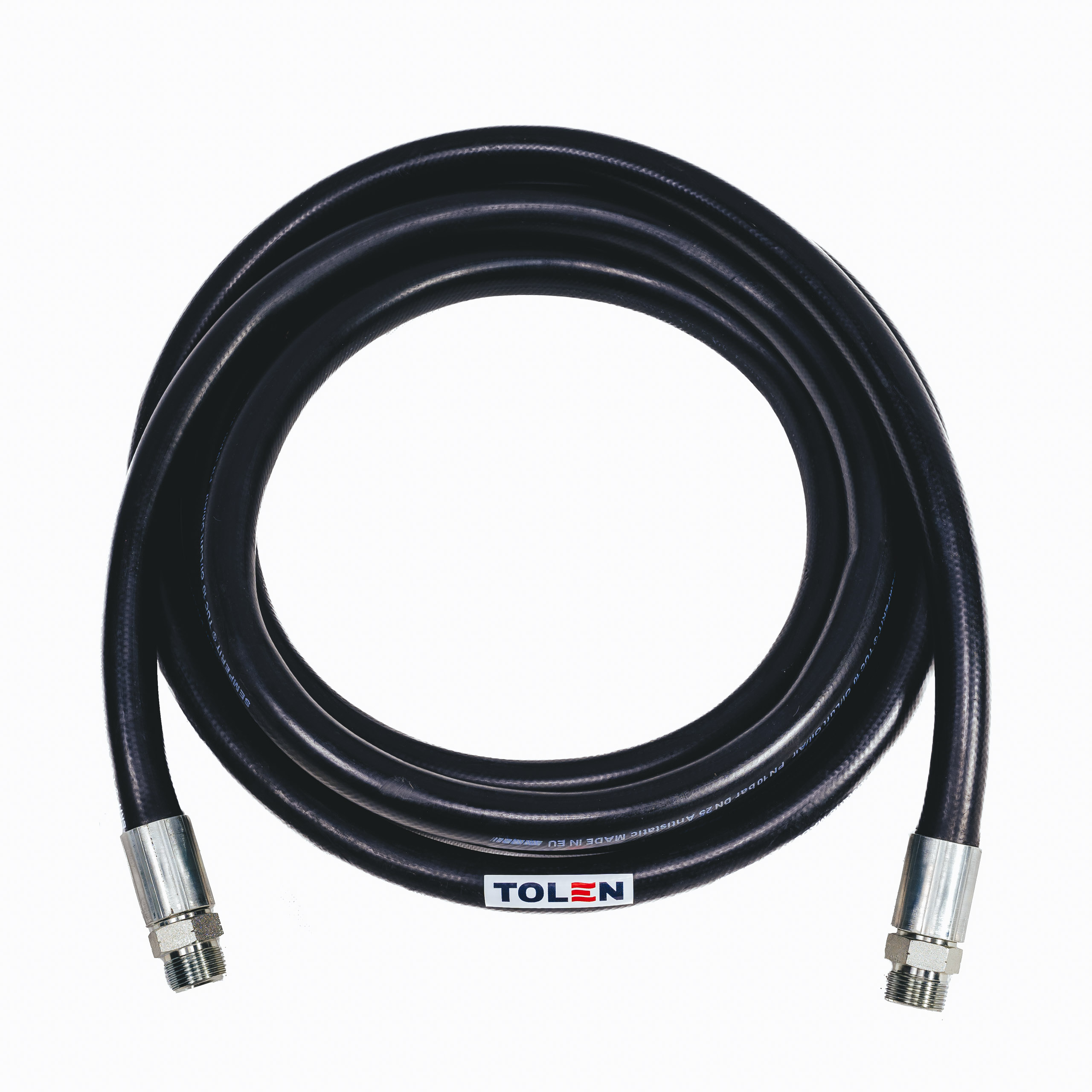 Wąż paliwowy gumowy zakuty 1 cal 8 metrów